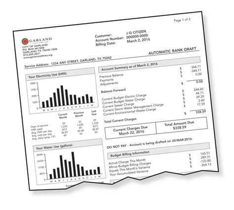 garland electric bill|Billing Information .